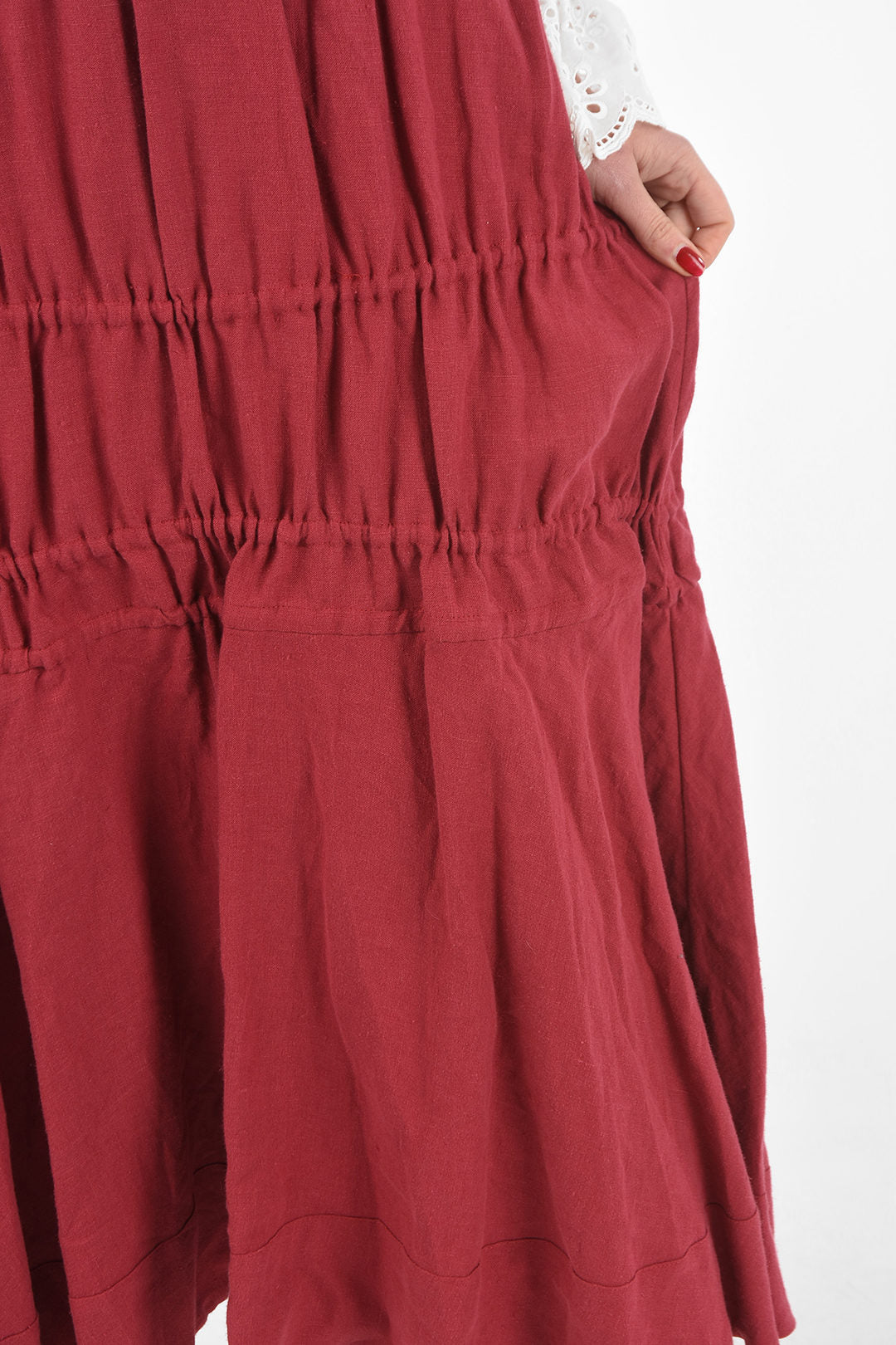 Brock Collection 2900~Linen Skirt SUSANNA, view 2