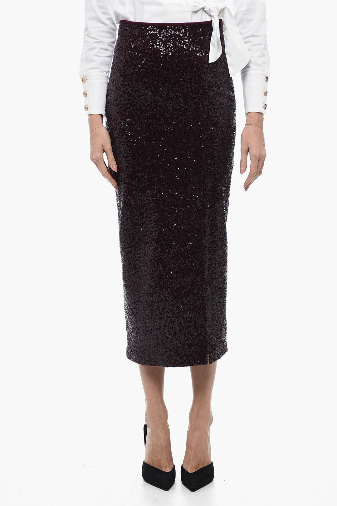 In The Mood For Love 2900~Sequin Skirt TILO with Front Slit