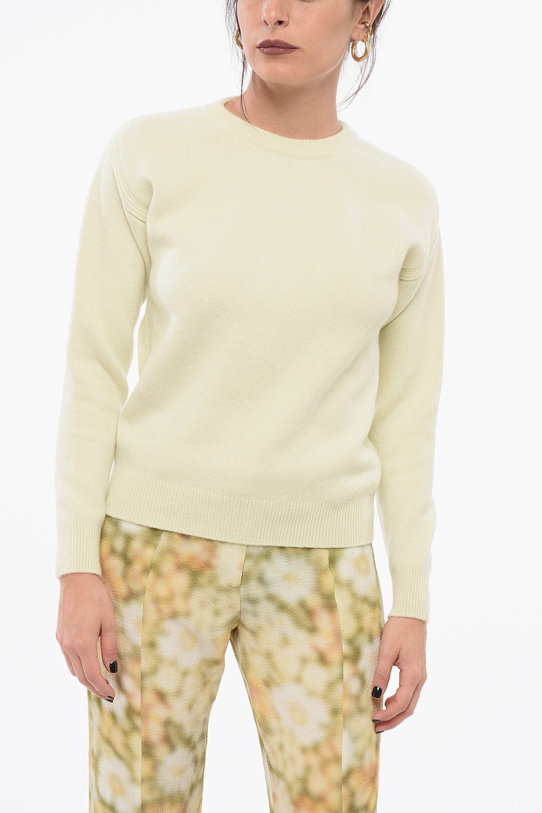 Sa Su Phi 3000~Pure Cashmere Crew Neck Sweater