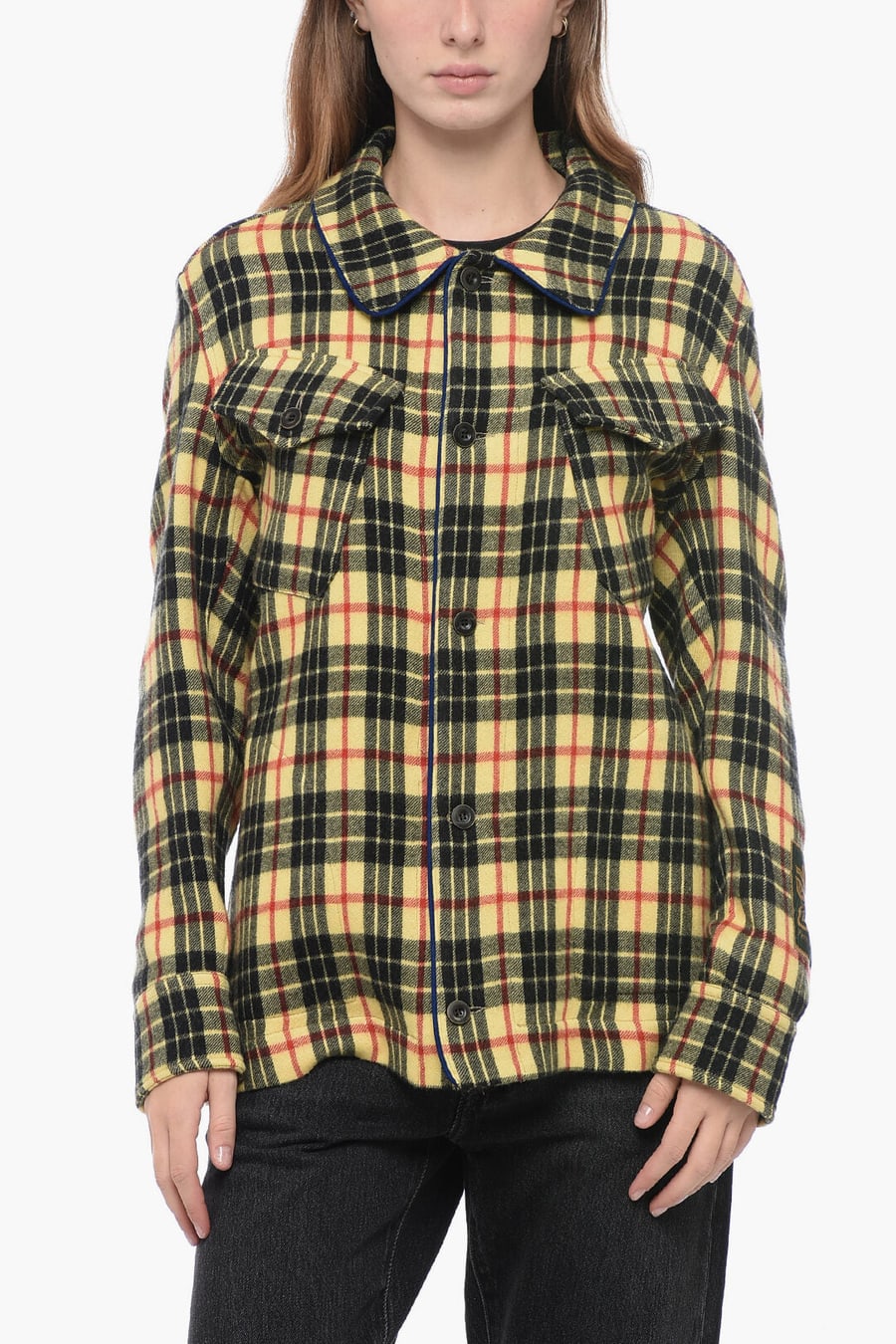 Pierre-Louis Mascia 3000~Tartan Wool Overshirt