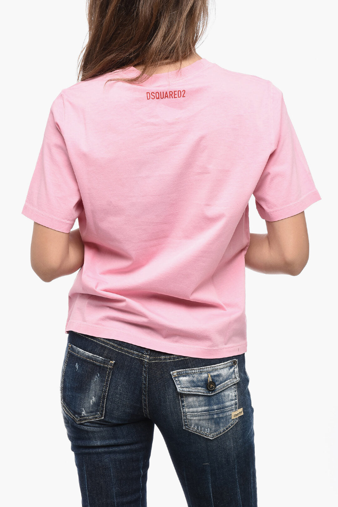 Dsquared2 3050~Cotton Crewneck T-Shirt THE TWINS, view 2