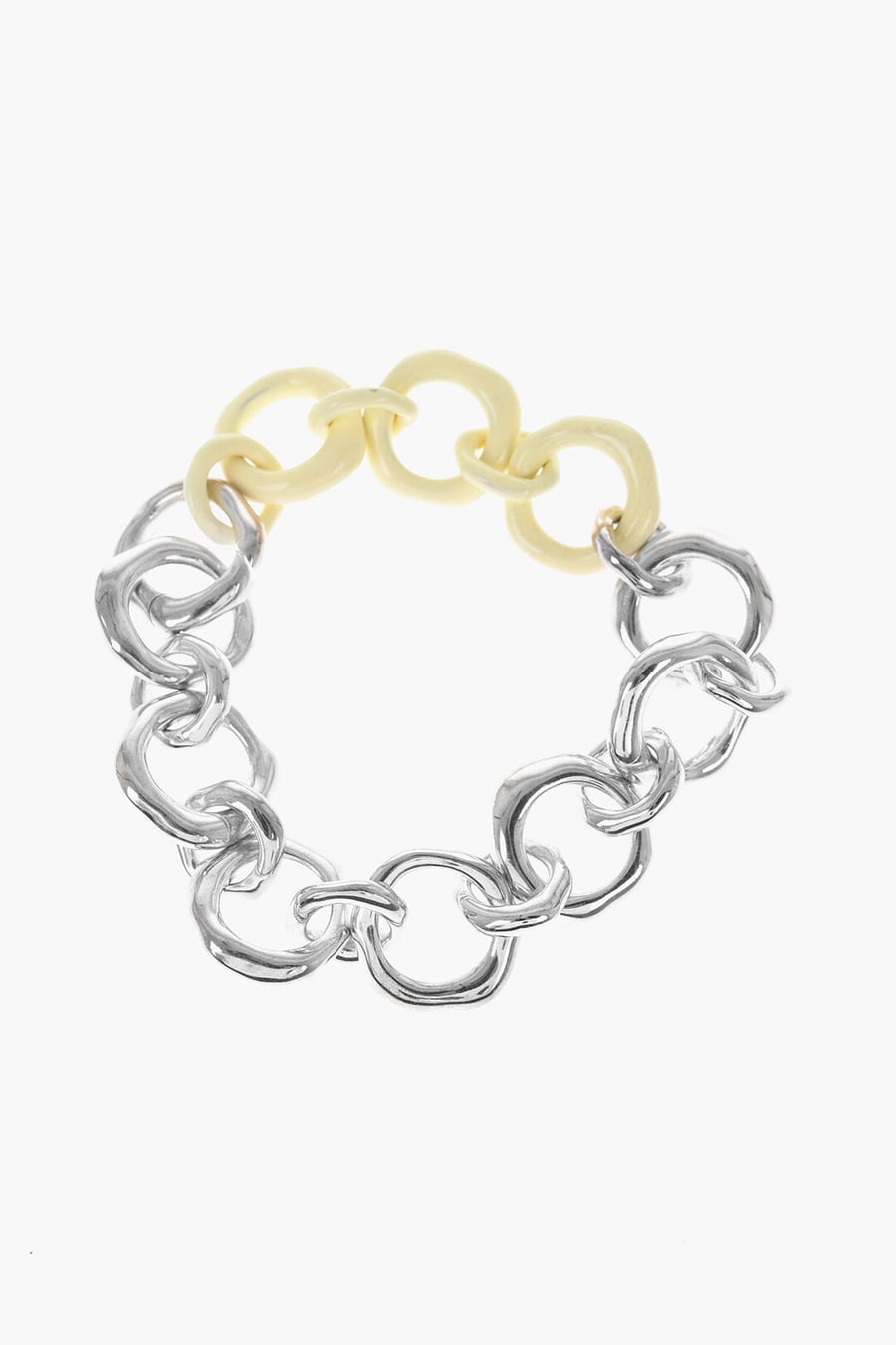 Jil Sander 3050~Enamelled Brass Chain Bracelet NEW LIGHTNESS