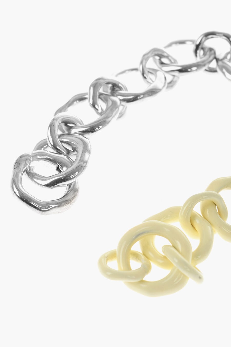 Jil Sander 3050~Enamelled Brass Chain Bracelet NEW LIGHTNESS, view 3