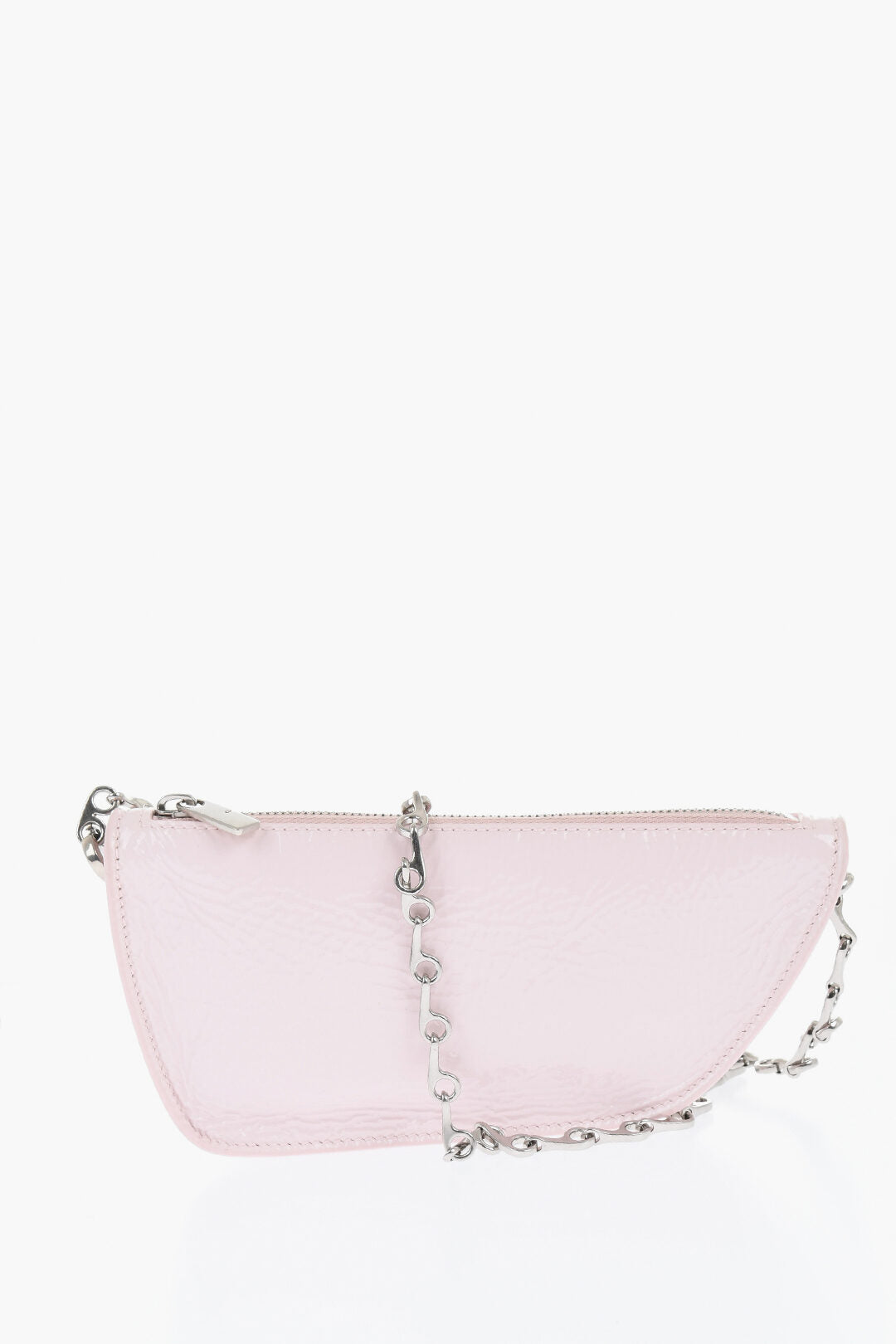 Burberry 3050~Glossy Leather Bag MICRO SHIELD SLING with Chain Strap
