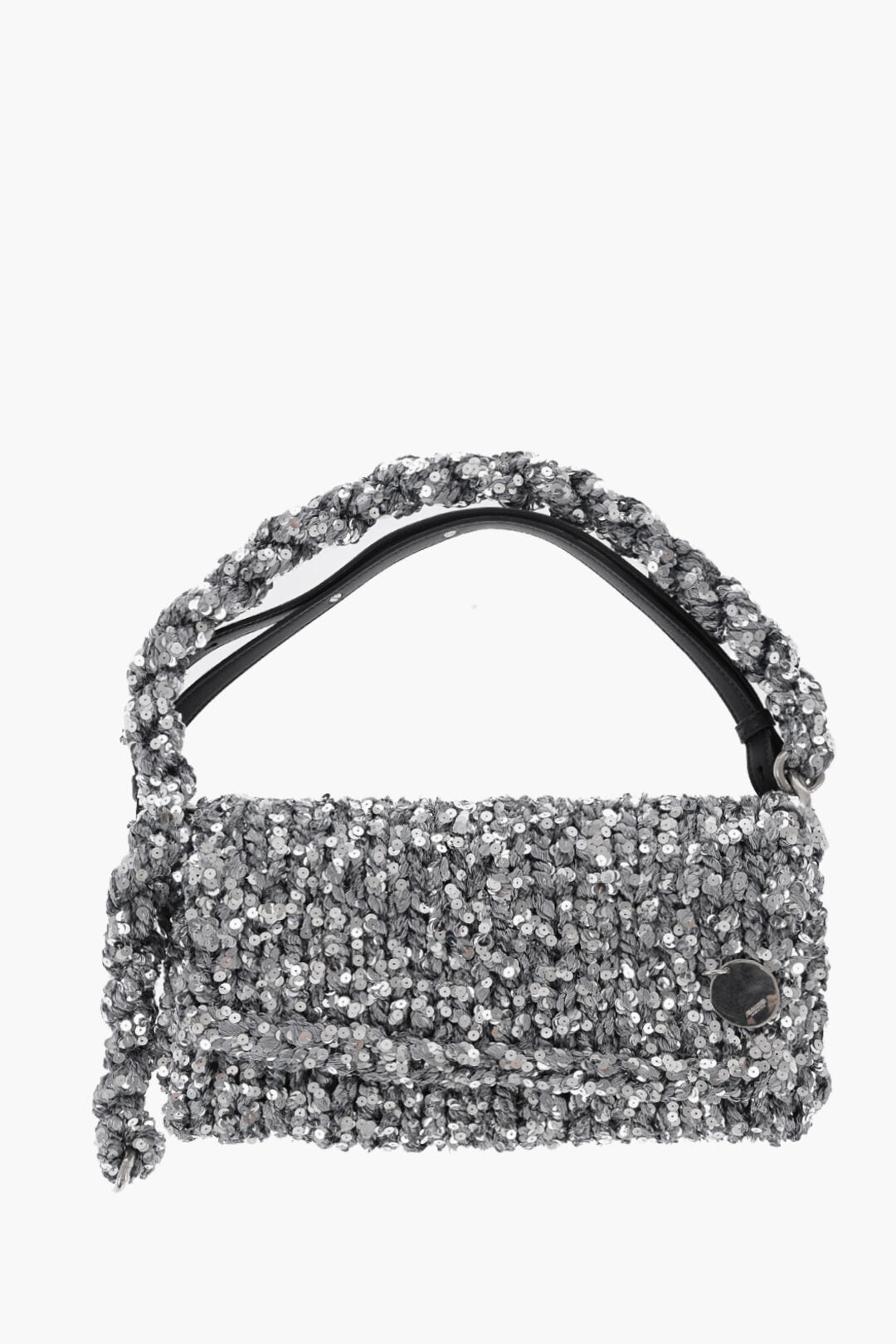 Jil Sander 3050~Knitted Shoulder Bag with Sequins