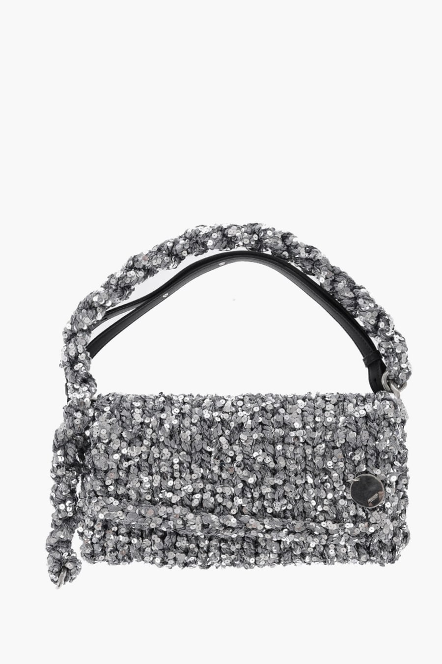 Jil Sander 3050~Knitted Shoulder Bag with Sequins
