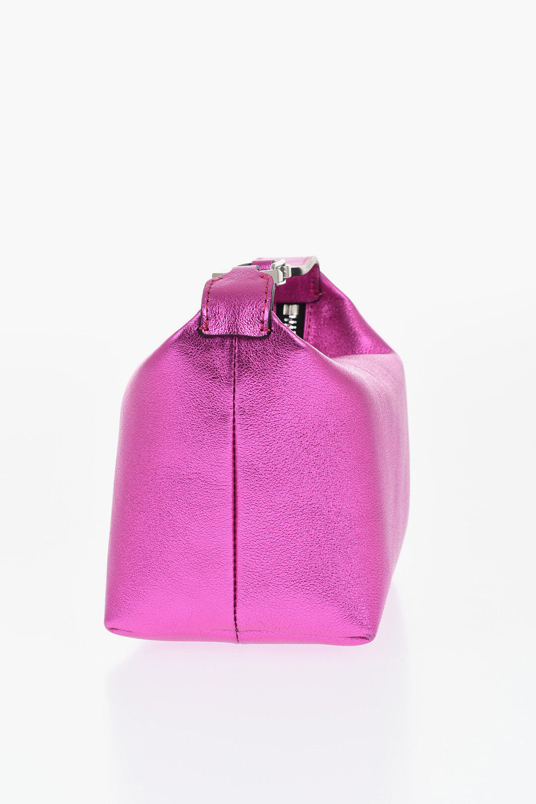 Eéra 3050~Lamé Leather Handbag MOON with Lobster Clasp, view 2