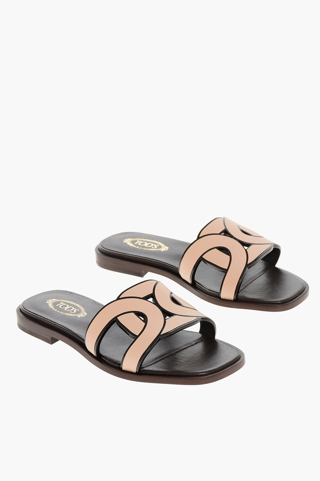 Tod's 3050~Leather Sandals MAXI CATENA with Leather Sole