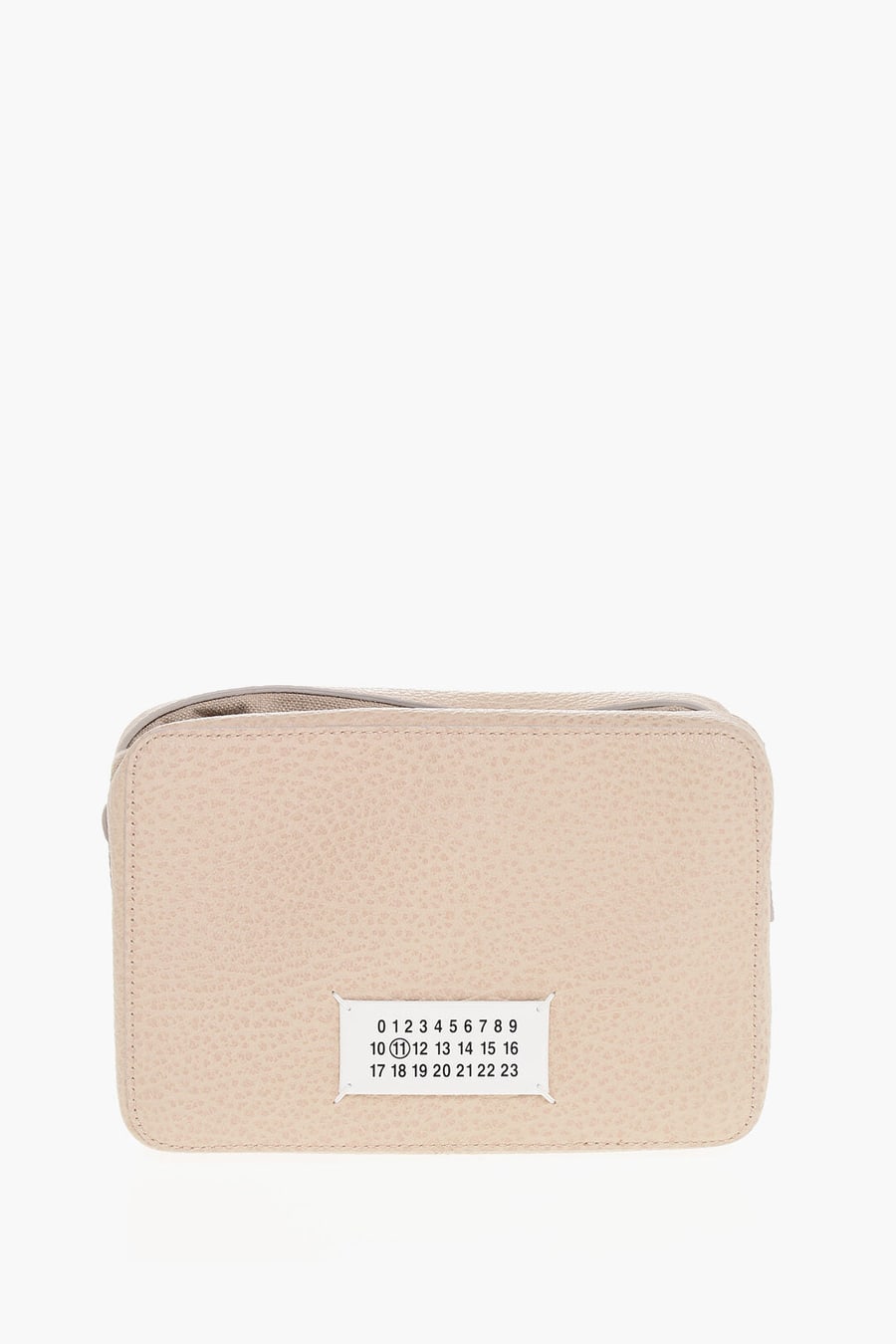 Maison Margiela 3050~MM11 Hammered Leather Shoulder Bag 5A with Canvas Detail