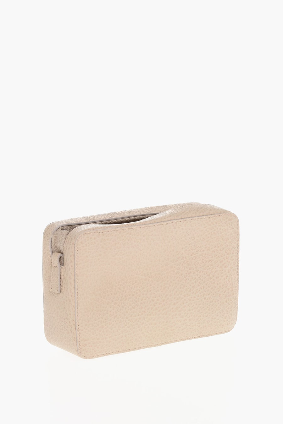 Maison Margiela 3050~MM11 Hammered Leather Shoulder Bag 5A with Canvas Detail, view 2