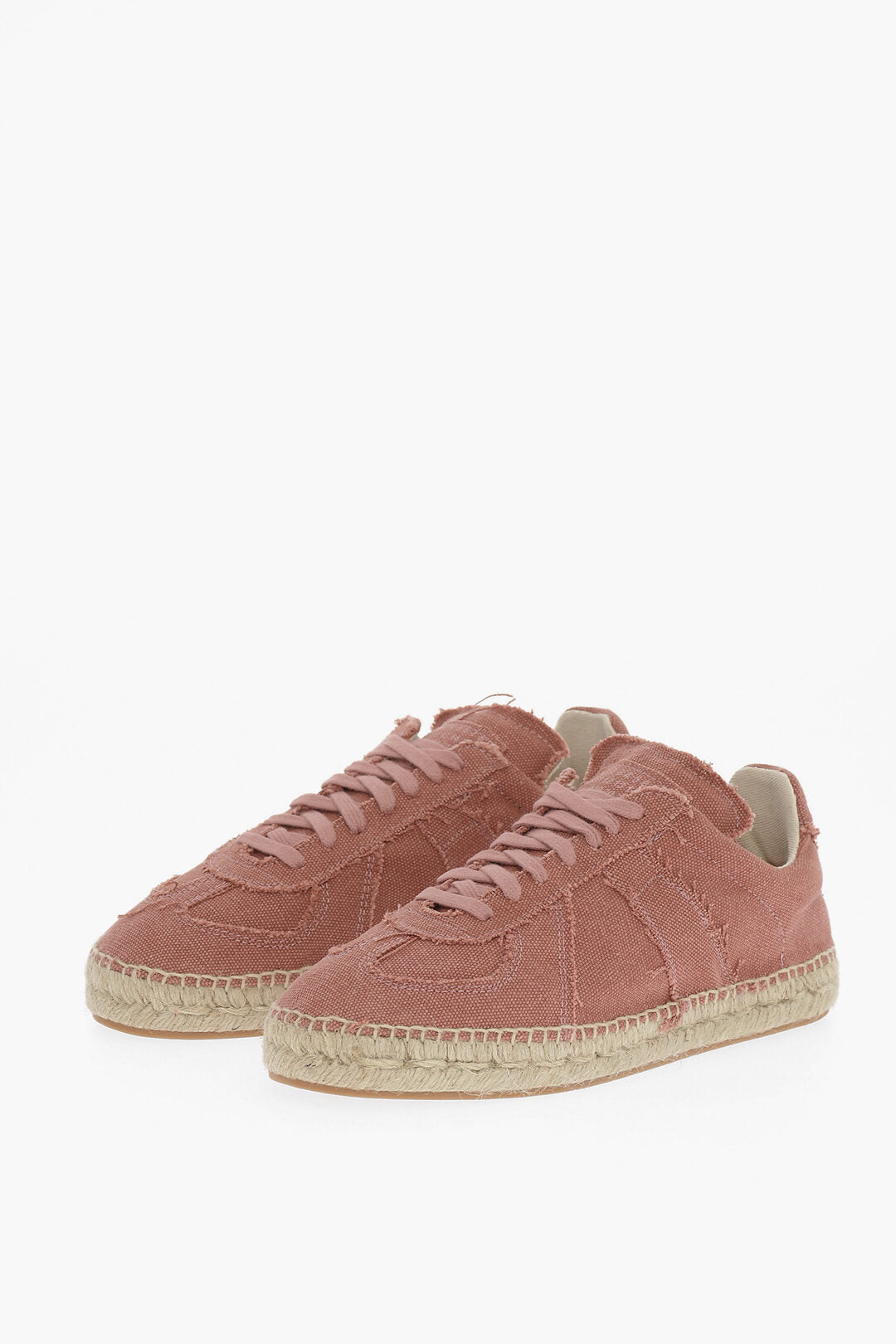 Maison Margiela 3050~MM22 Low Fabric Sneakers with Jute Detail