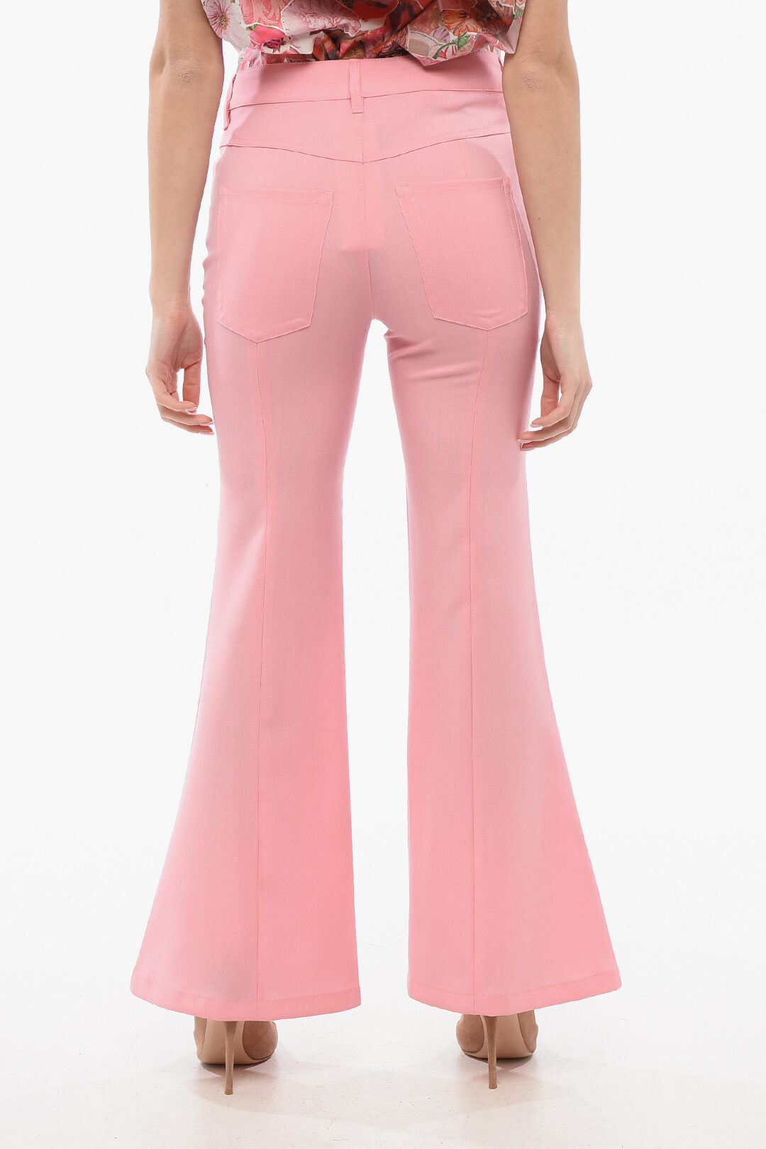 Marni 3050~Mohair-Blend Pants with Flared Leg