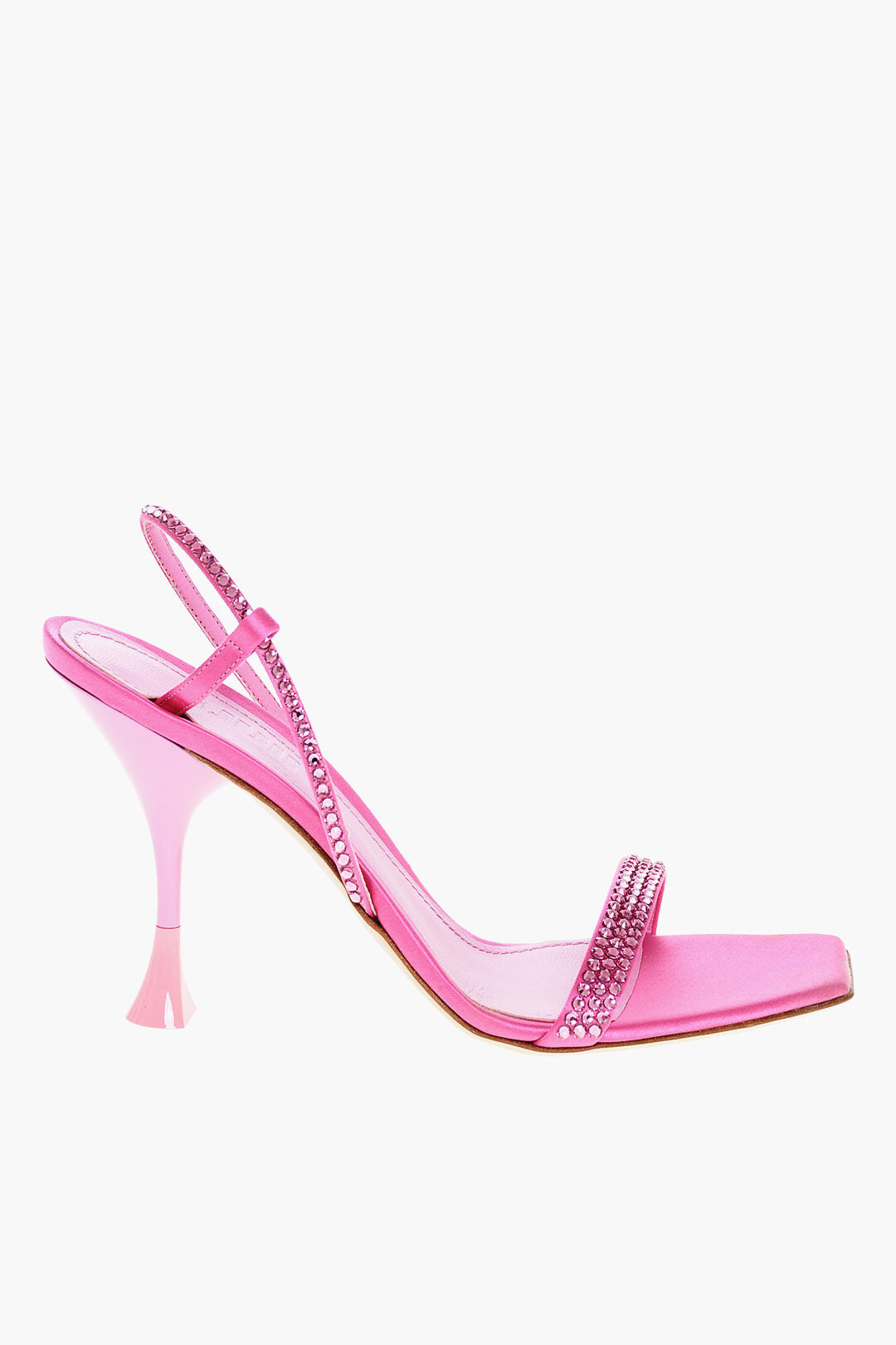 3Juin 3050~Satin Sandals ELOISE with Crystals 10cm