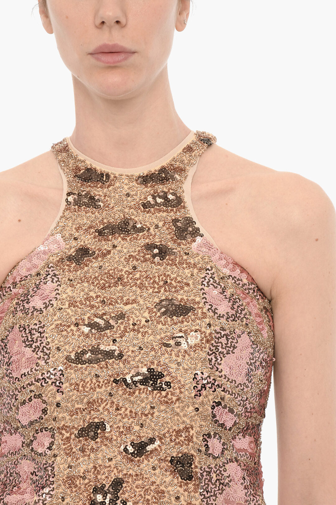 AllSaints 3050~Sequin Trapeze Dress