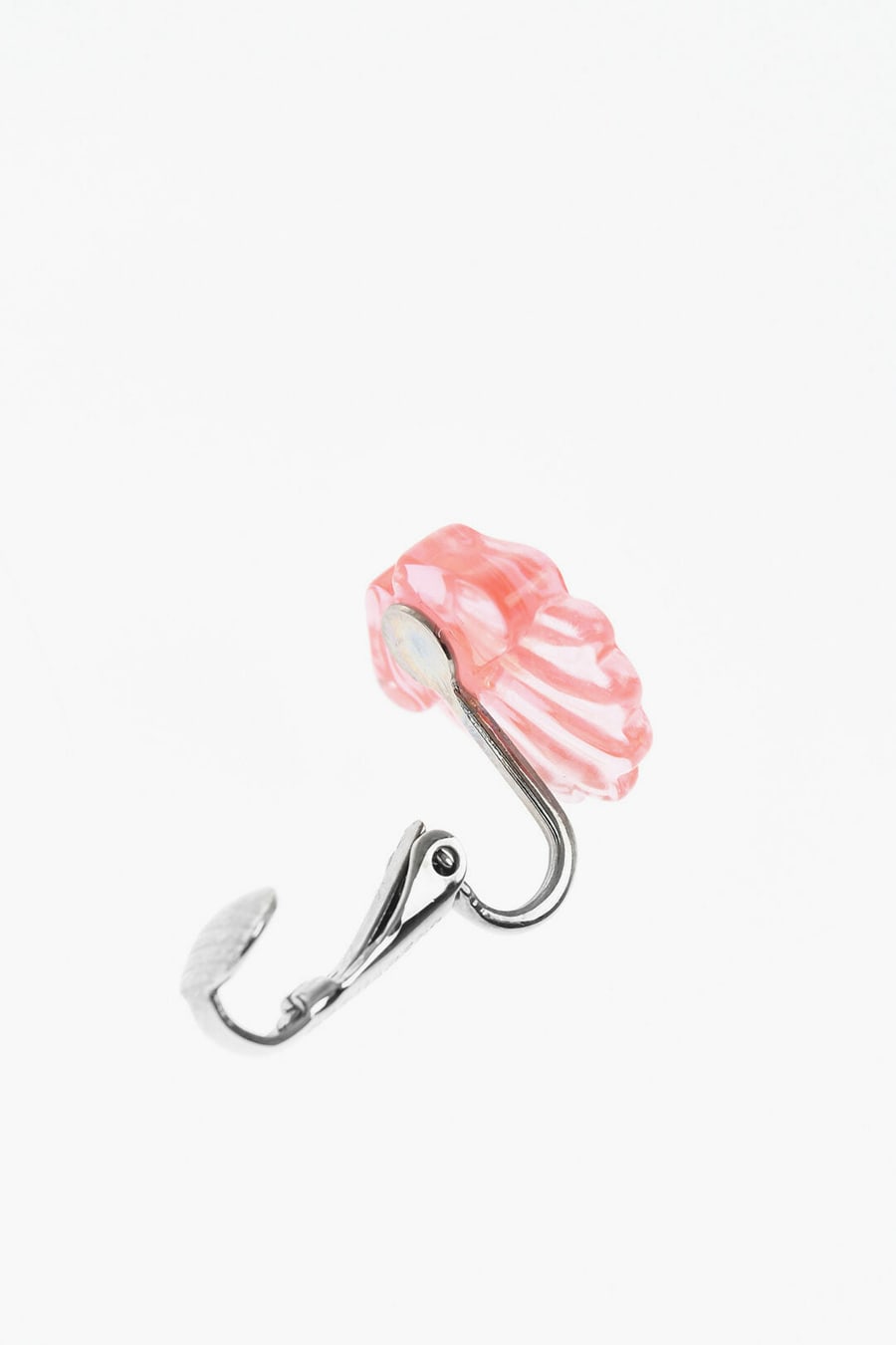 Dsquared2 3050~Single Clip Earring with Shell-Shaped Design, view 3