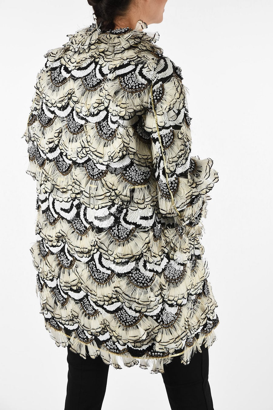Dsquared2 3250~Coat with Feathers and Sequins, view 2