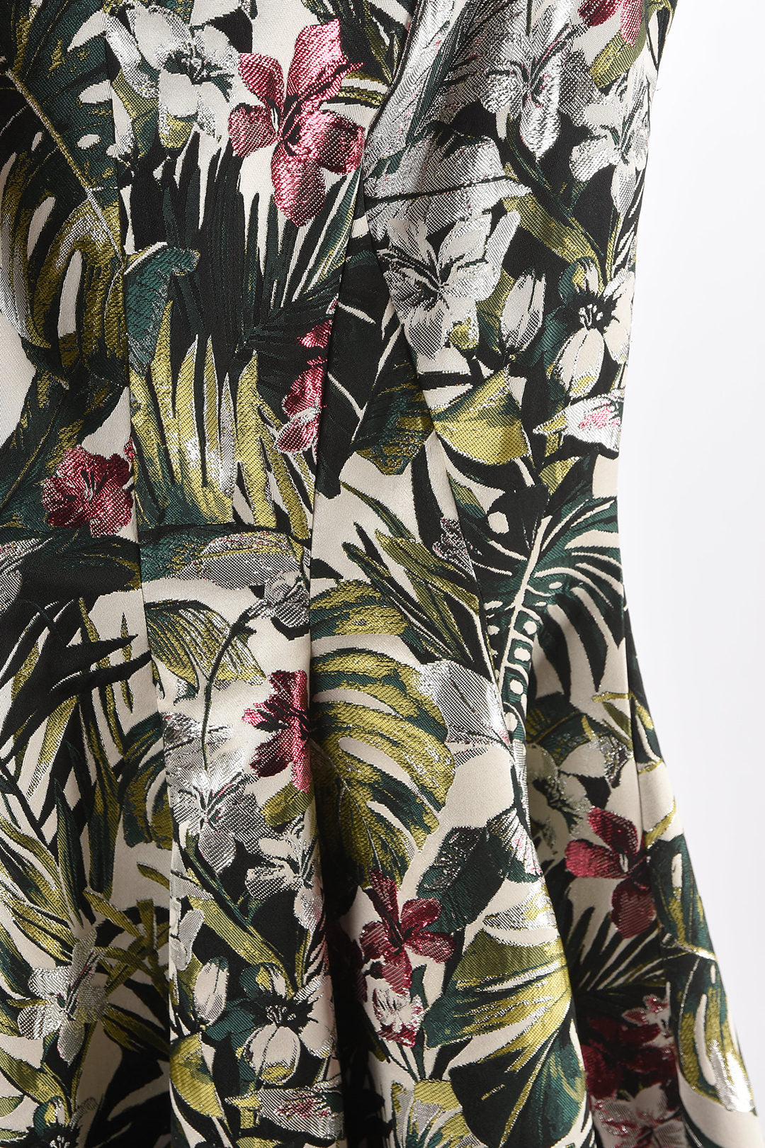 Philipp Plein 3250~COUTURE Trapeze Dress IT'S YOUR DECISION sleeveless Floral Print, view 2