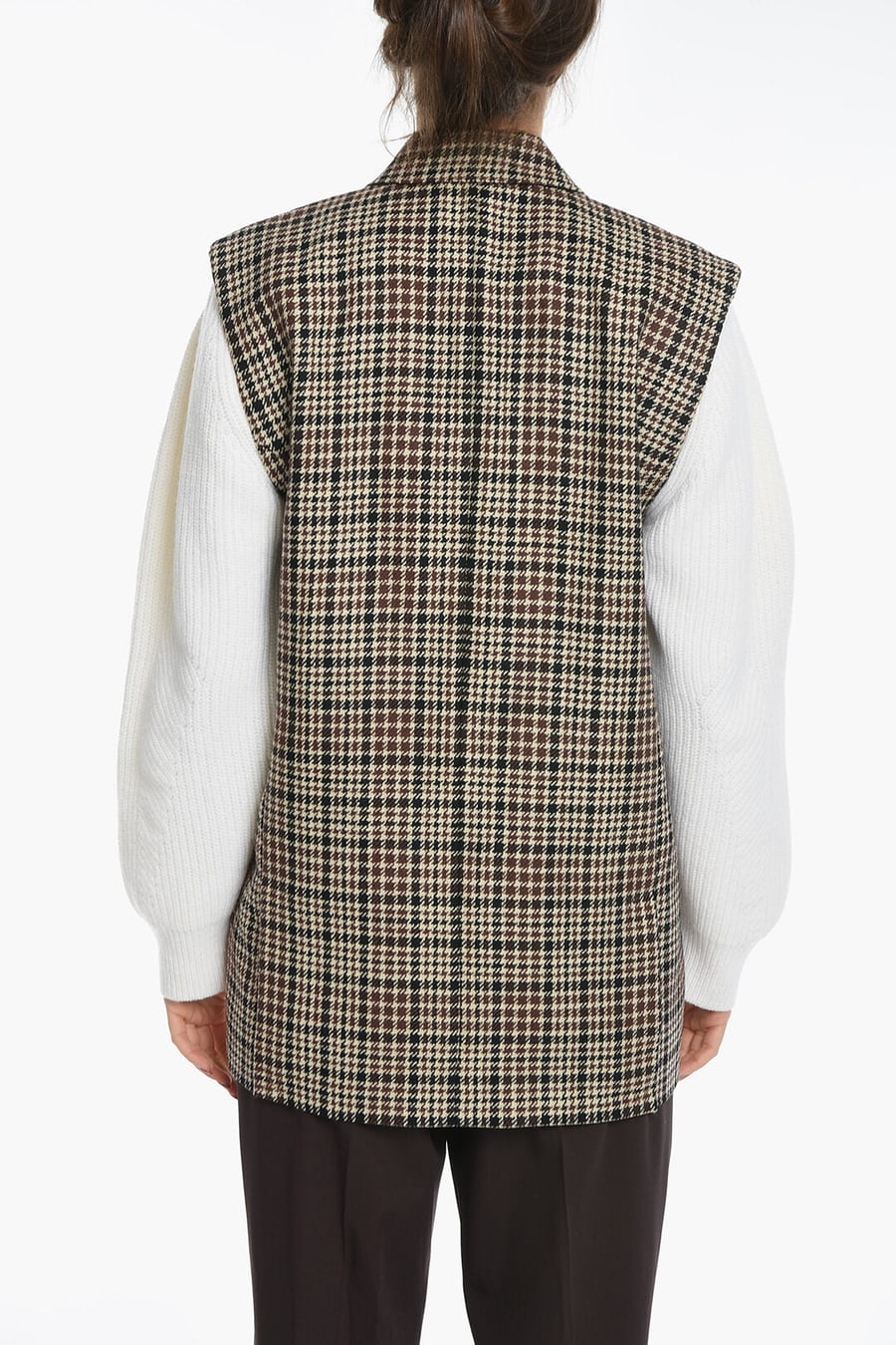 Birgitte Herskind 3250~Houndstooth Double-Breasted Waistcoat WALTER, view 2
