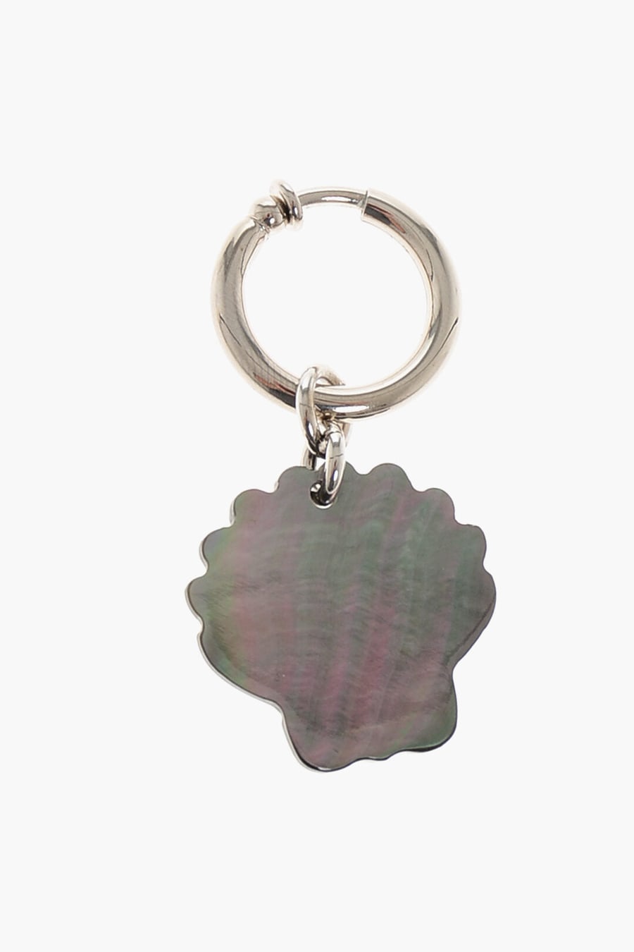Dsquared2 3250~Single Earring with Iridescent Shell Pendant, view 2