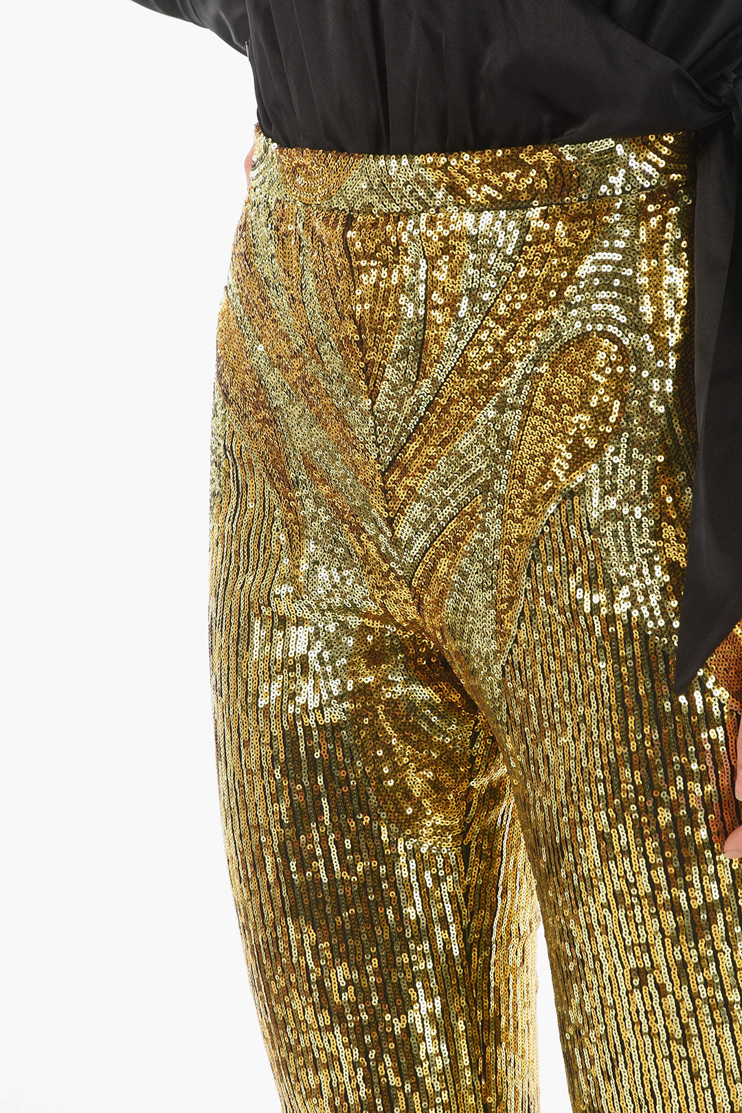 Philipp Plein 3300~COUTURE Sequin Pants ELEGANT with Ankle Zip