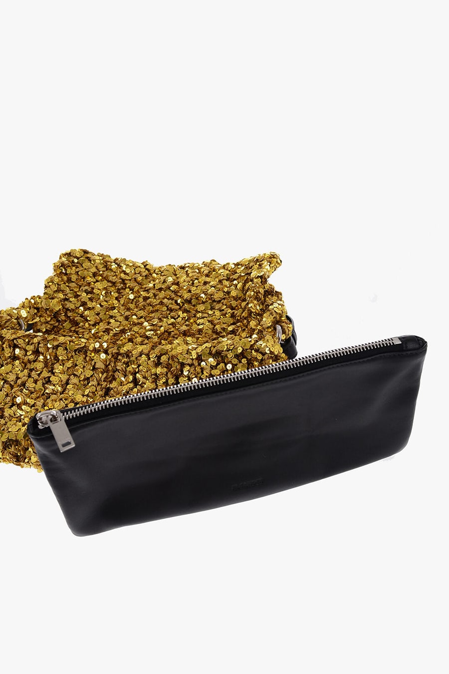 Jil Sander 3300~Knitted Shoulder Bag with Sequins