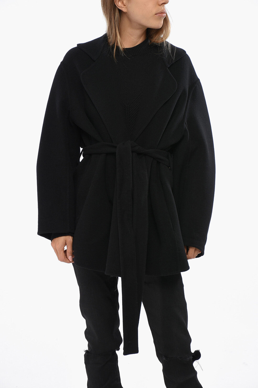 Chloé 3500~Belted Wool and Cashmere Coat