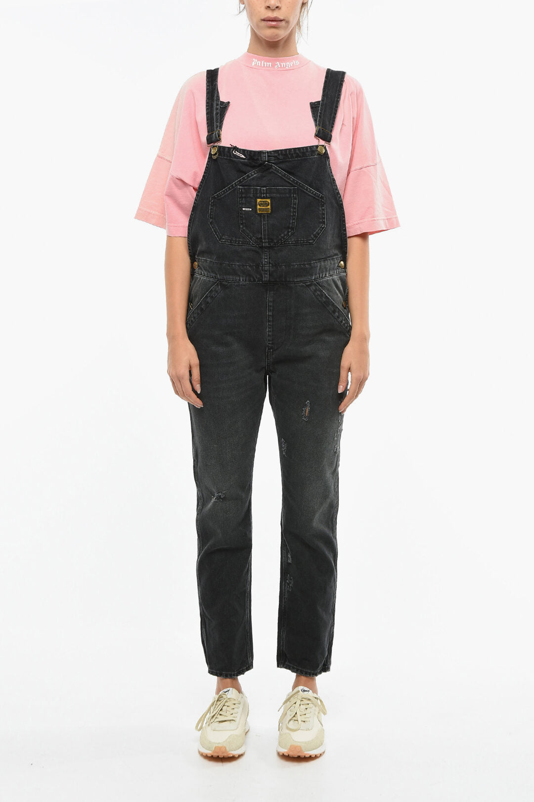 Washington Dee Cee 3500~Denim Overalls with Logo and Gold Buttons