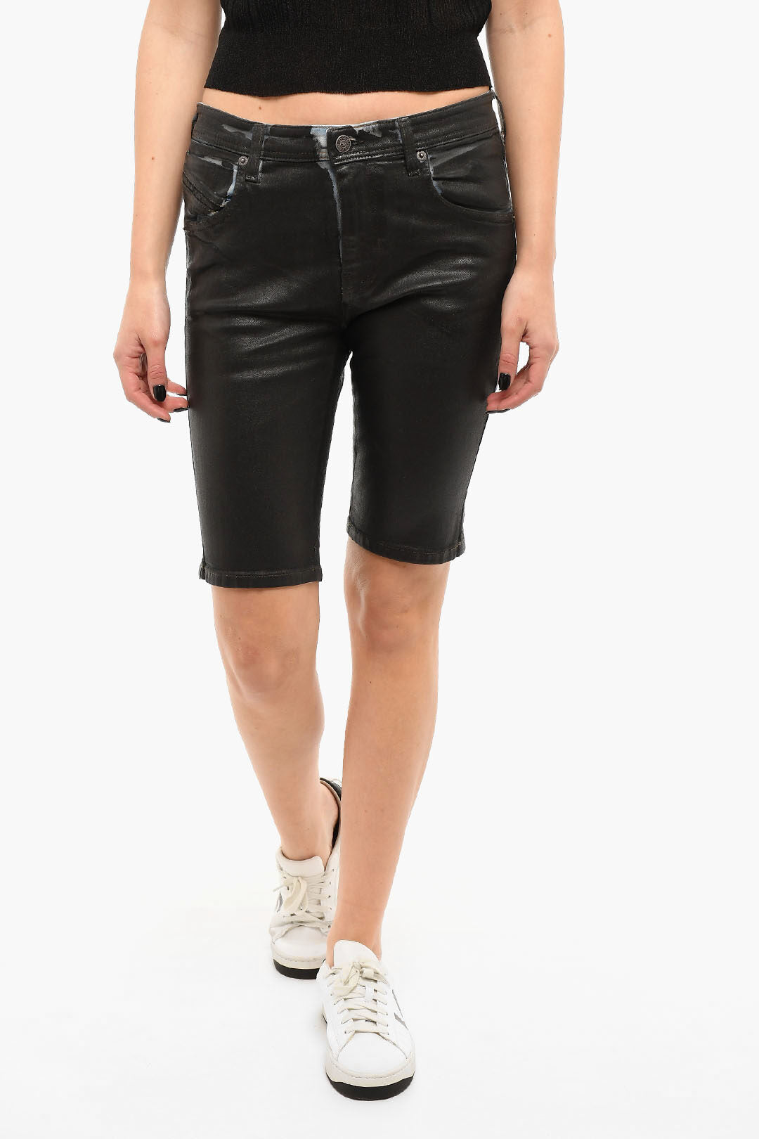 Diesel 3500~Denim Shorts DE-GINNY With Skinny Fit