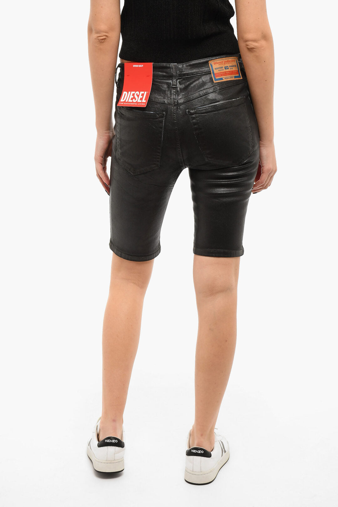 Diesel 3500~Denim Shorts DE-GINNY With Skinny Fit, view 2