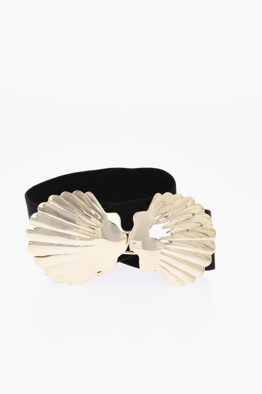 Dsquared2 3500~Elastic Fabric Belt with Shell-Shaped Buckle 40mm
