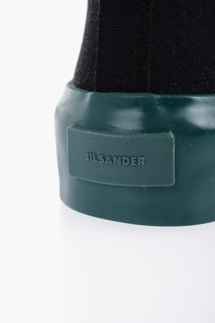 Jil Sander 3500~Lace-Up Canvas Sneakers JUNGLE with Rubber Sole, view 3