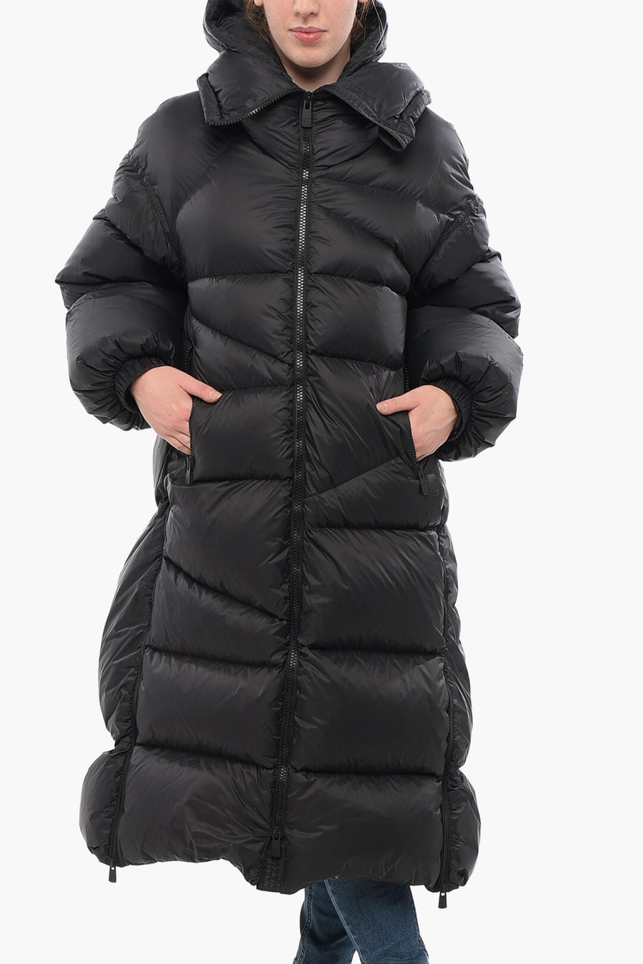 Bacon 3500~Long Down Jacket NEW DOUBLE with Side Zips, view 2