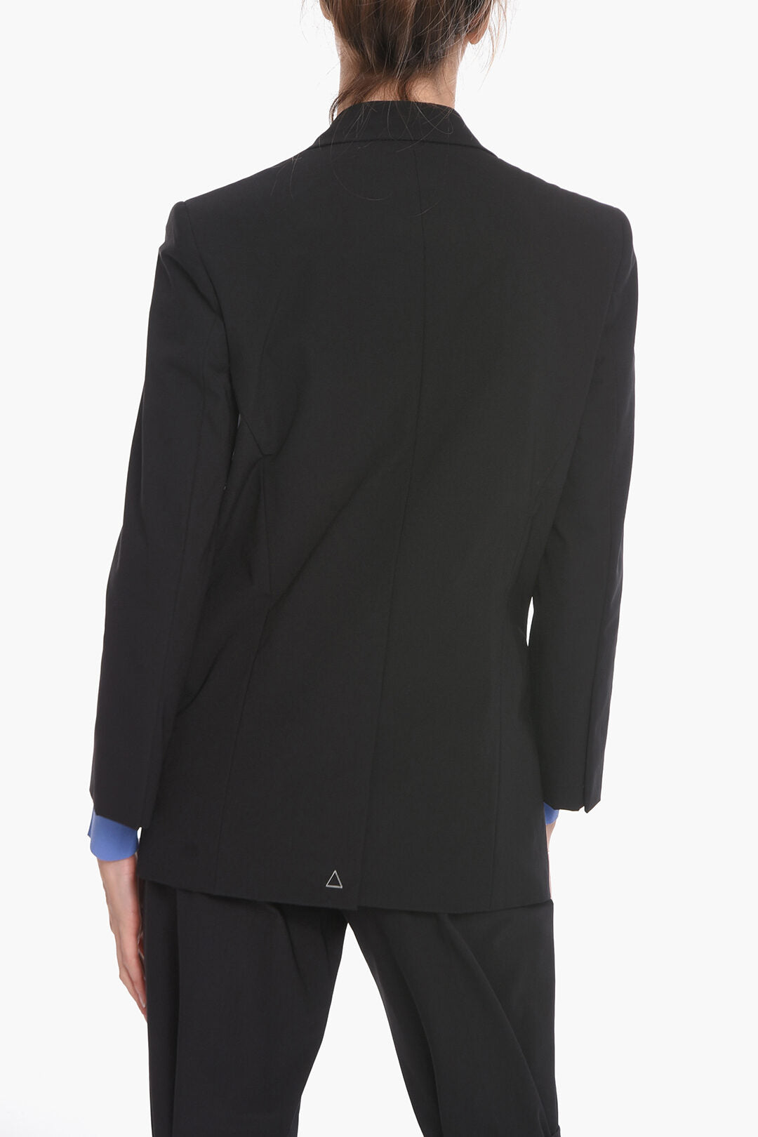 Bottega Veneta 3500~Nylon Canvas Single-Breasted Blazer, view 2