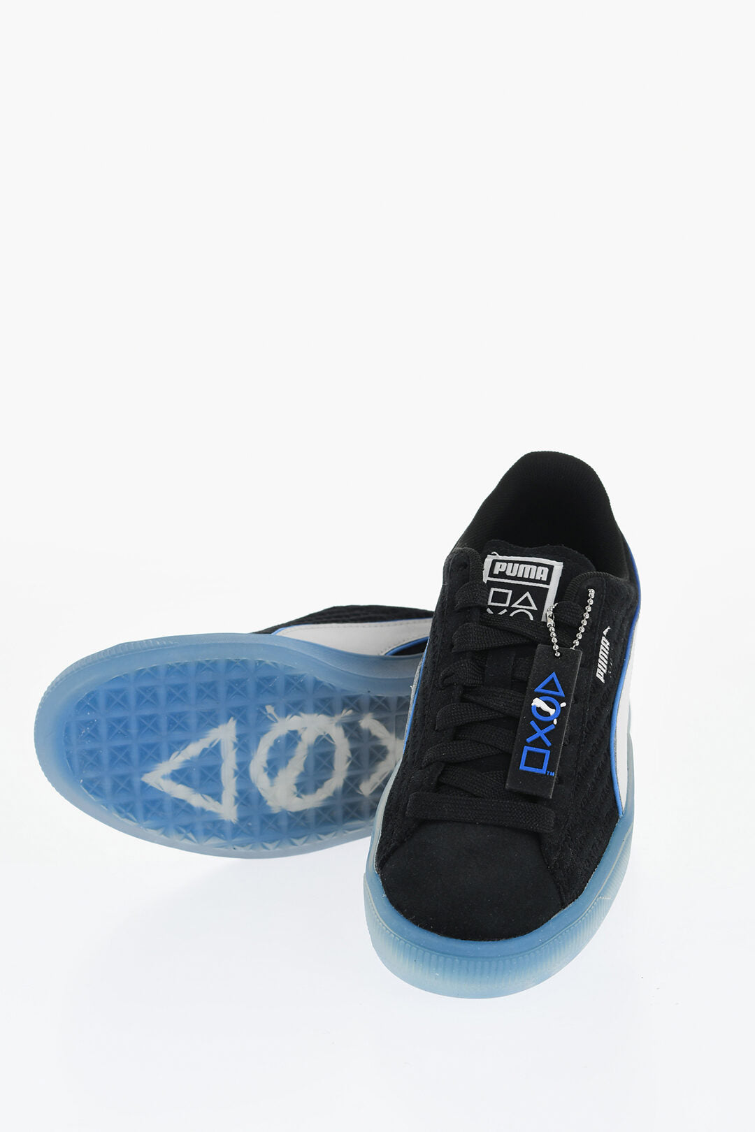Puma 3500~PLAYSTATION Low Suede Sneakers with Transparent Sole