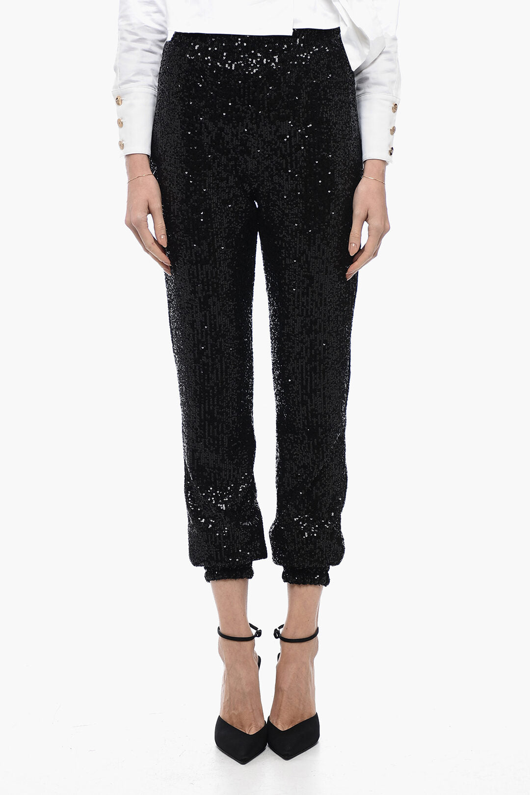 In The Mood For Love 3500~Sequin Pants ASHA with Ankle Cuffs