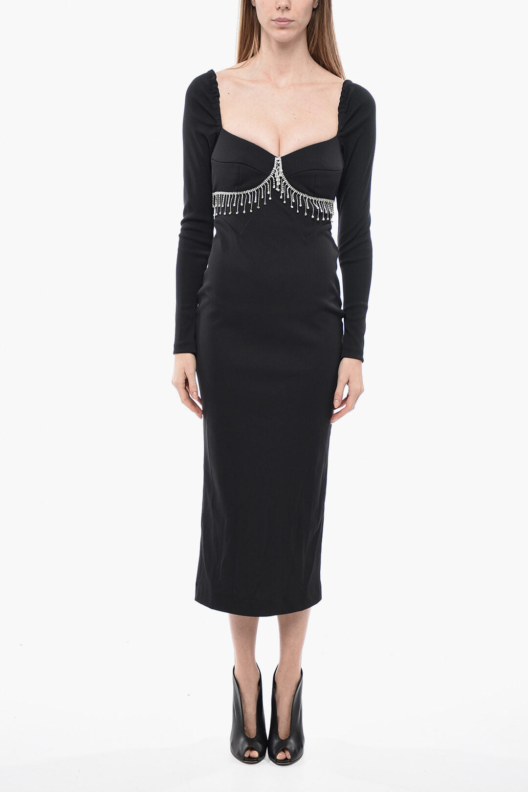 Anouki 3500~Sheath Dress with Bustier and Crystals
