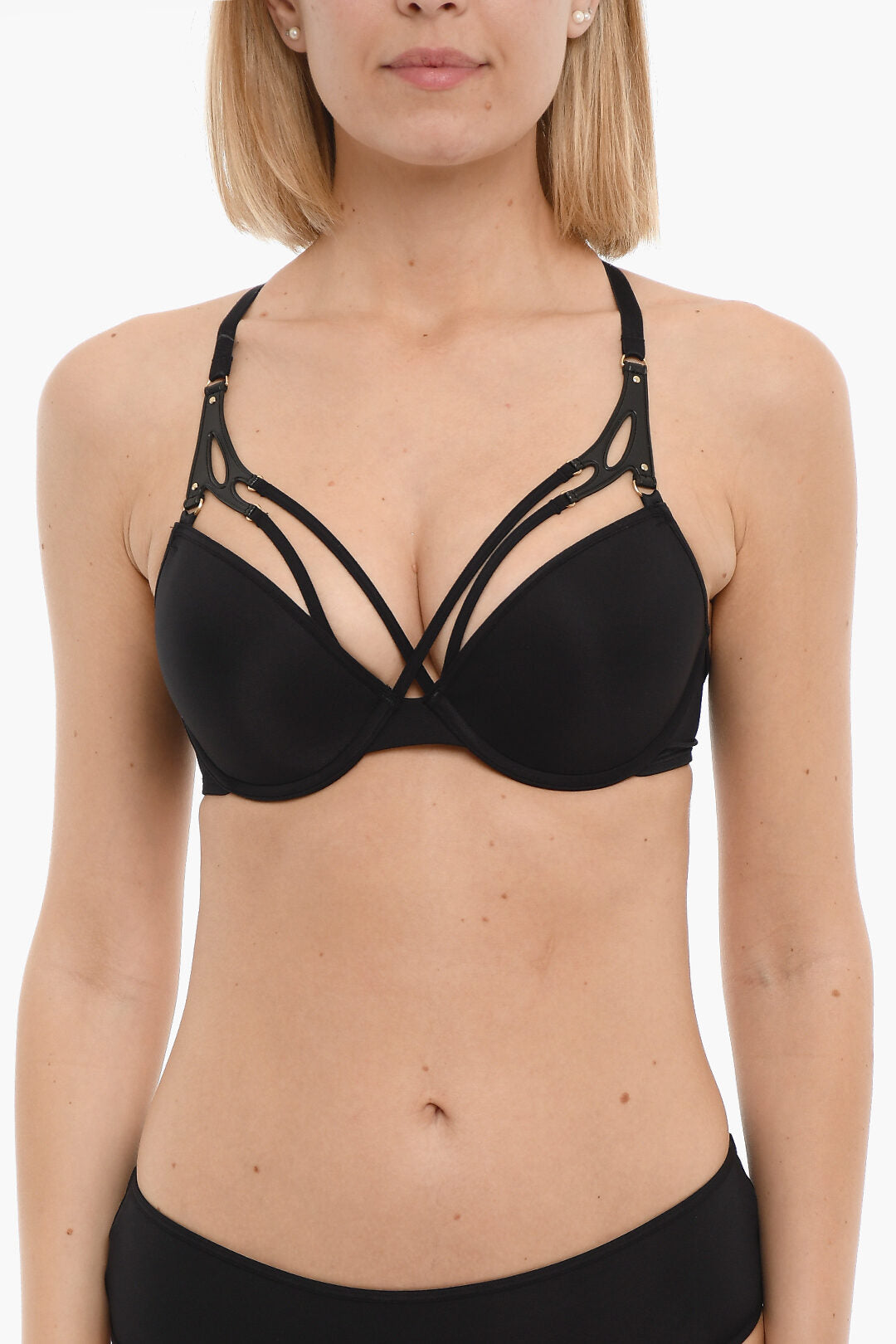Marlies Dekkers 3500~Solid-Colored Bra with Cut-Out Details