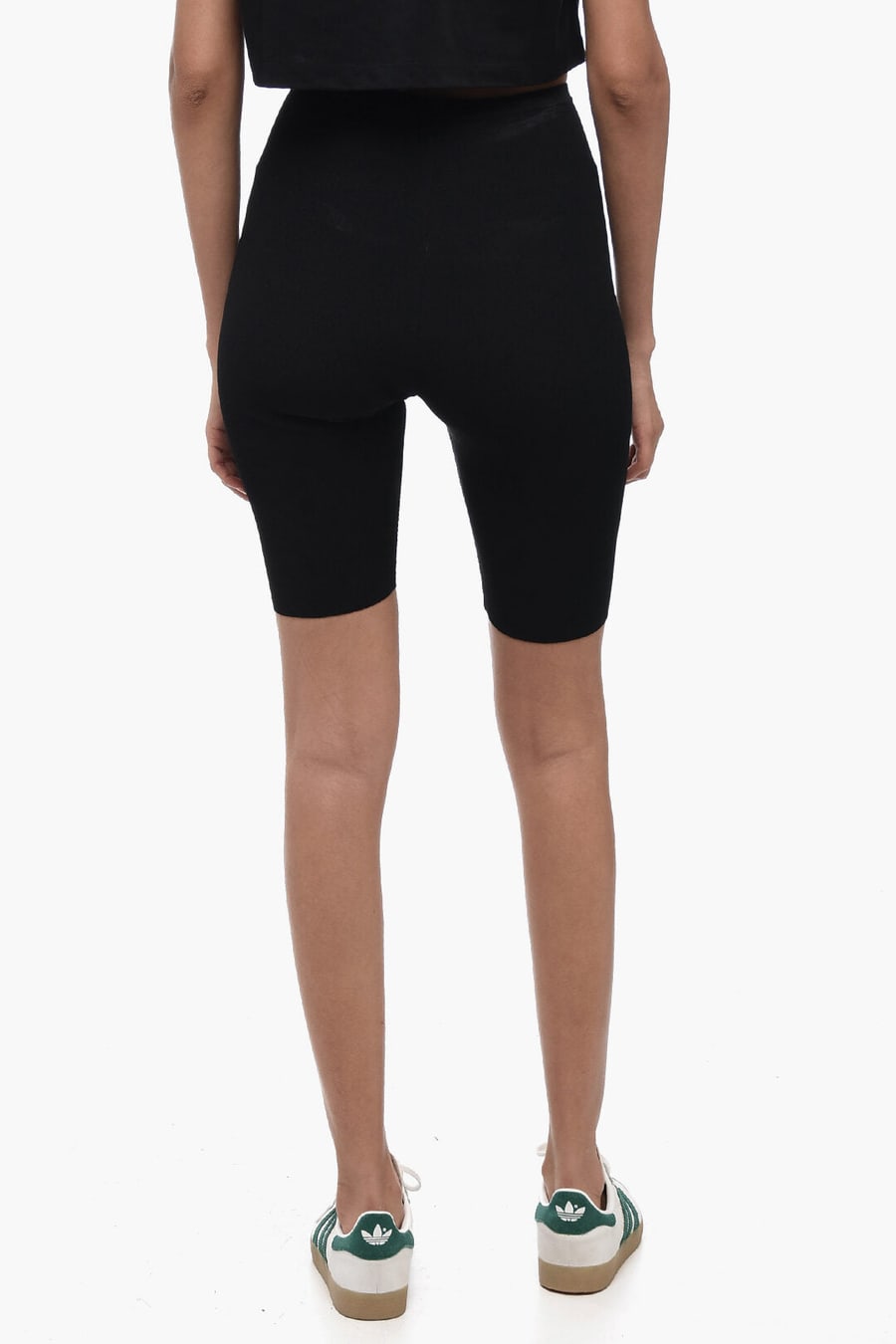 Valentino 3500~Stretch Cycling Shorts with Embroidered Logo, view 2