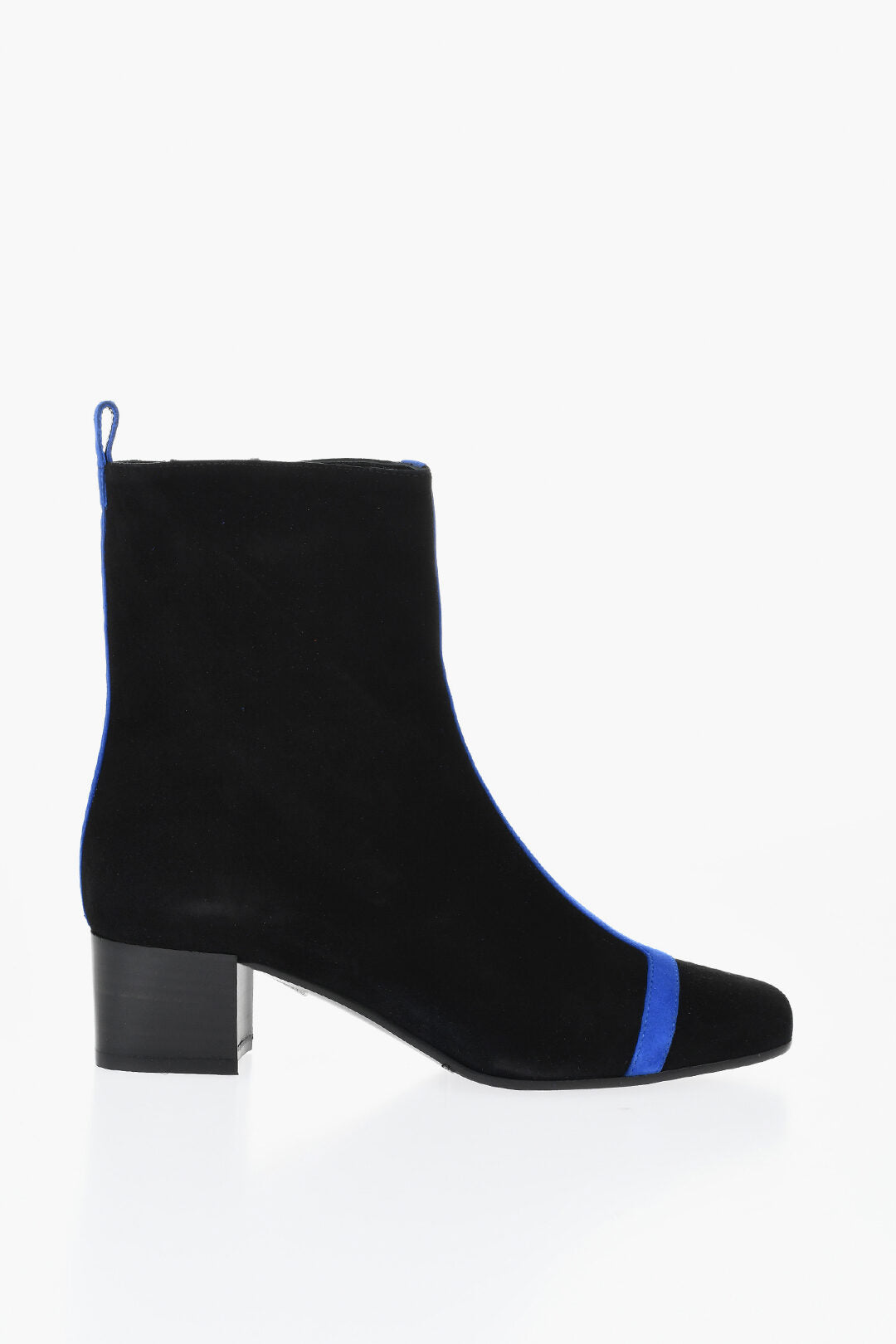 Carel Paris 3500~Suede Ankle Boots AUDREY with Contrast Detail 5cm