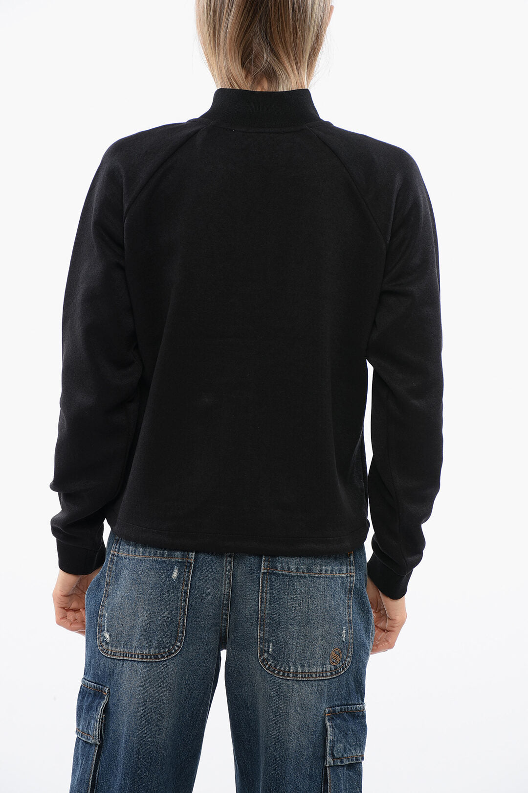 John Richmond 3500~Synthetic Fabric Sweatshirt STELET with Drawstring, view 2