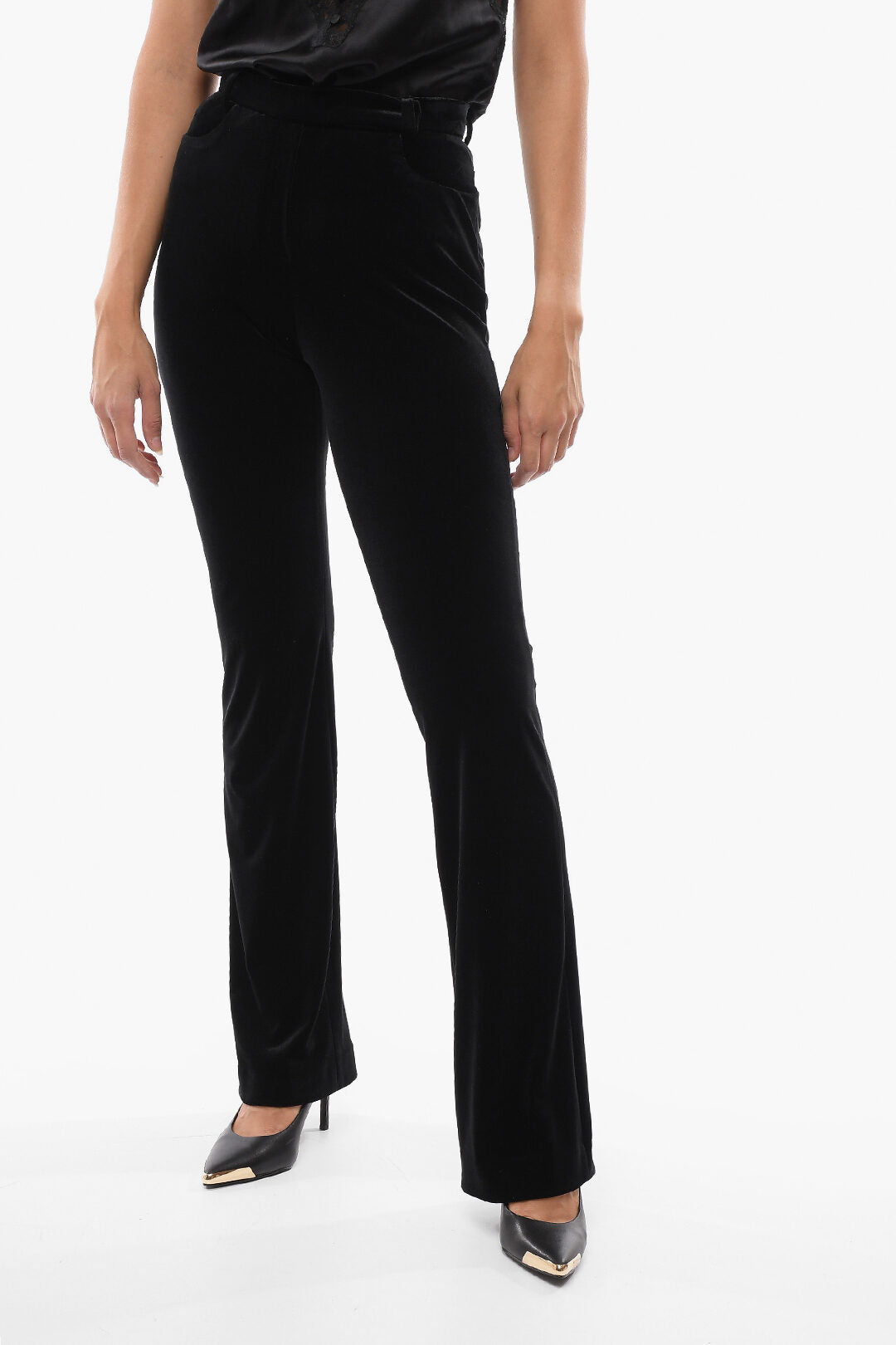 Alexandre Vauthier 3500~Tuxedo Pants with Hidden Closure