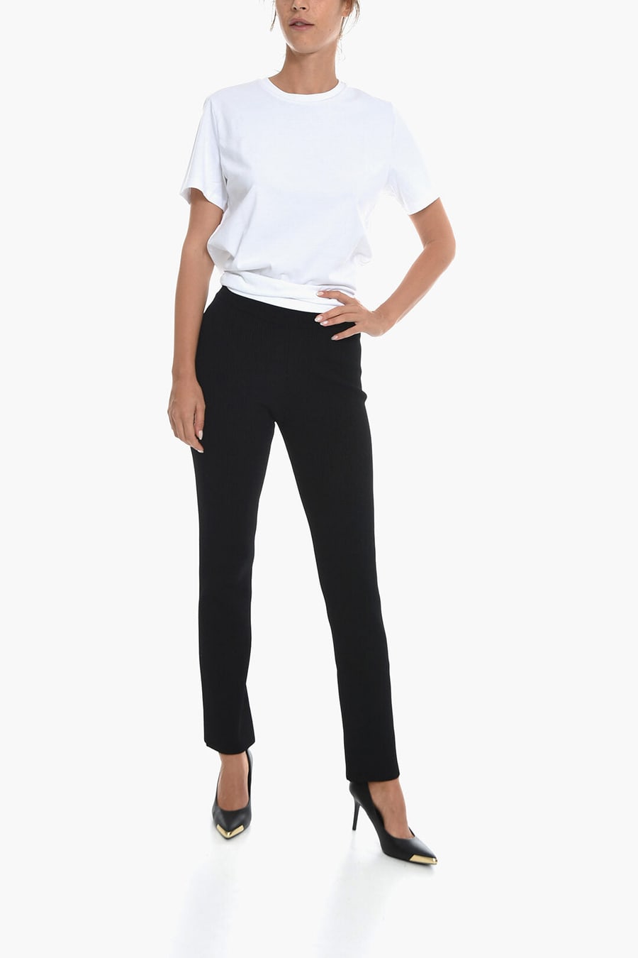 Birgitte Herskind 3500~VANESSA HONG Ribbed Trousers BRIANNA High-Waisted, view 2