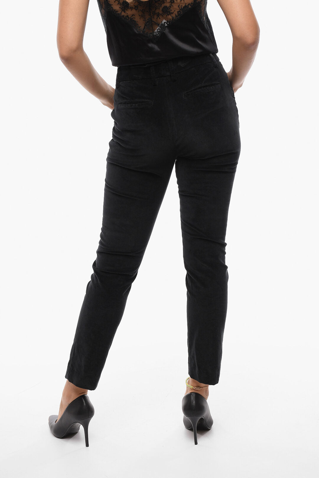 True Royal 3500~Velour Chino Trousers PENNY, view 2