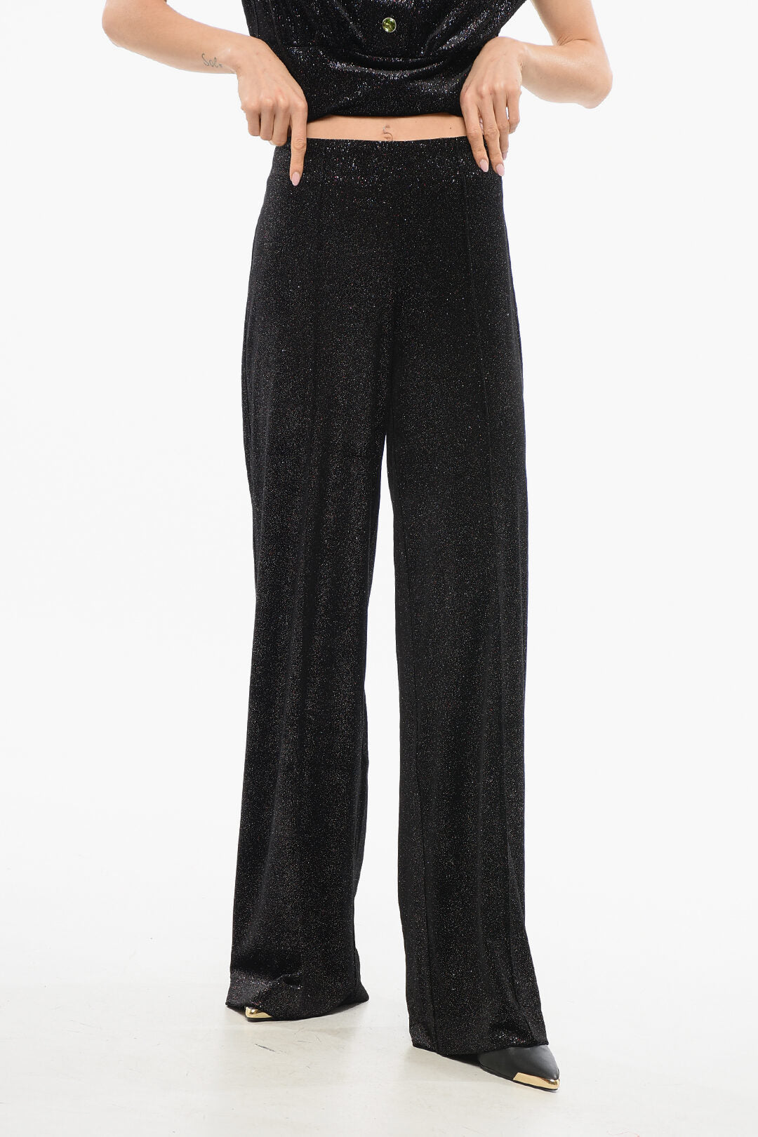 Viktor & Rolf 3500~Velvet Pants with Glitter Effect