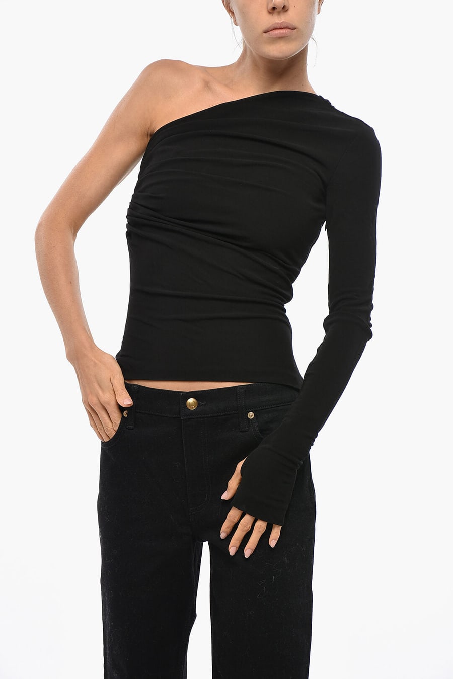 Dsquared2 3500~Viscose One-Shoulder Top