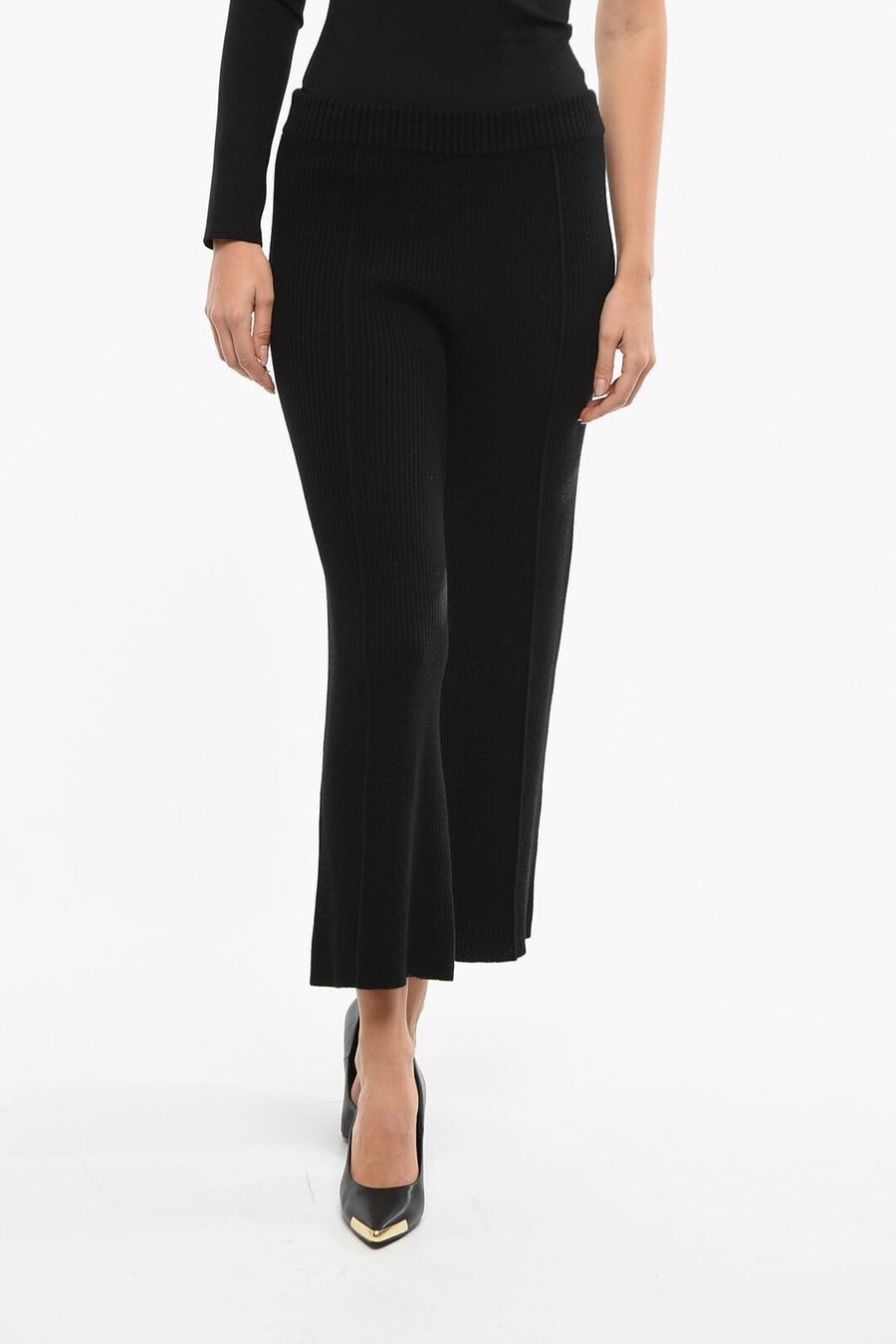 Aeron 3500~Wool-and-Cashmere Ribbed Trousers NANCY