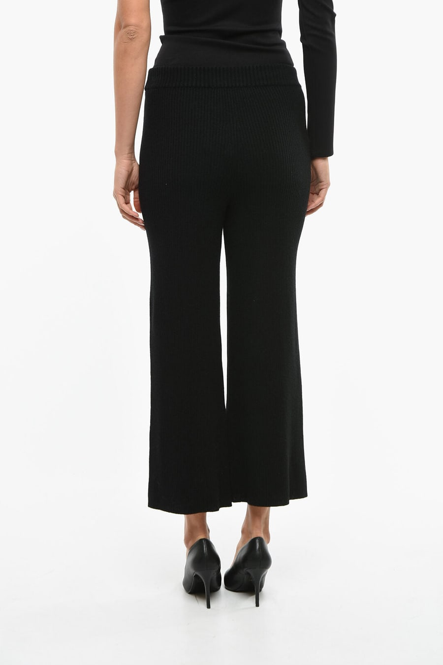 Aeron 3500~Wool-and-Cashmere Ribbed Trousers NANCY, view 2