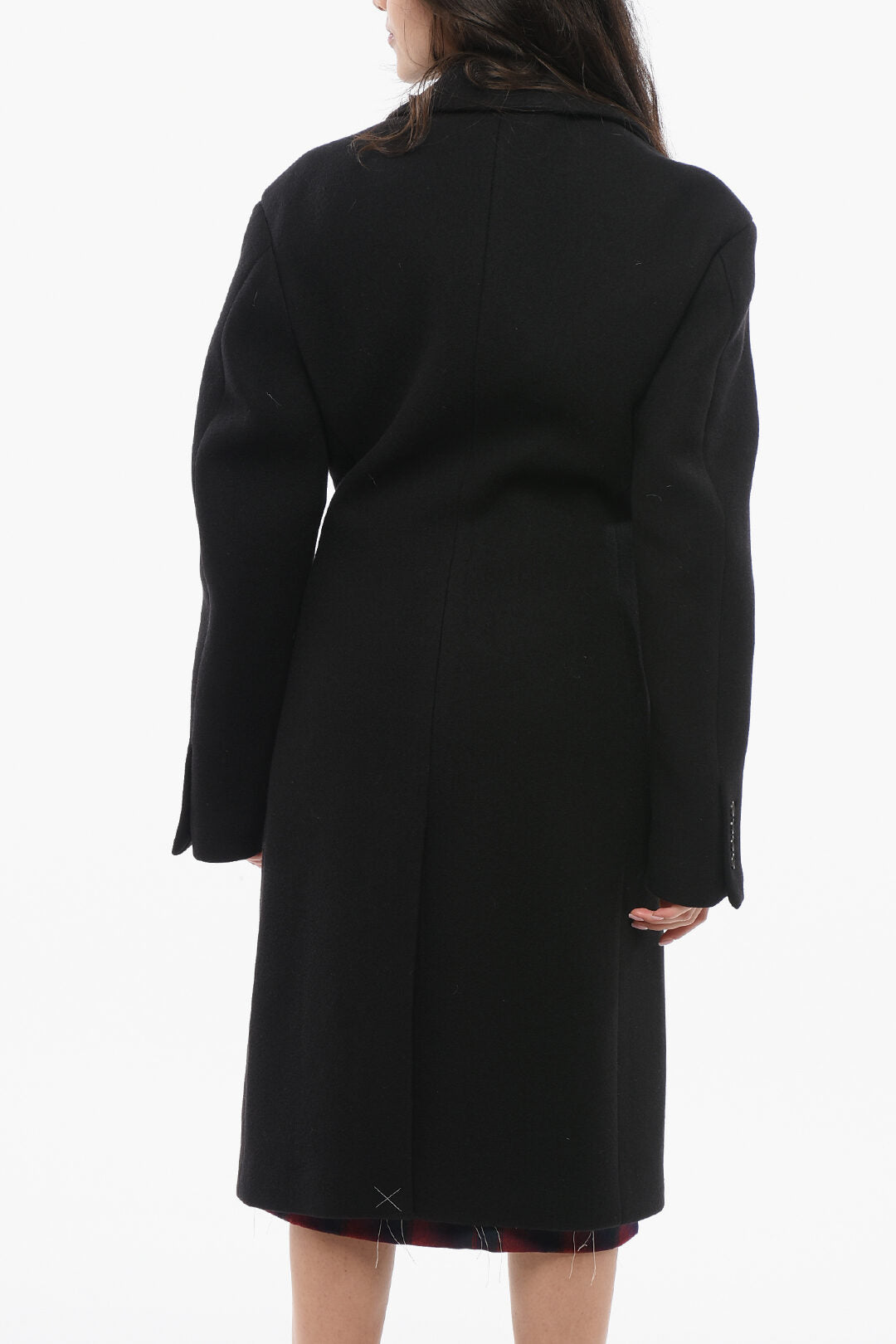 Off-White 3500~Wool-Blend Fitted Coat, view 2