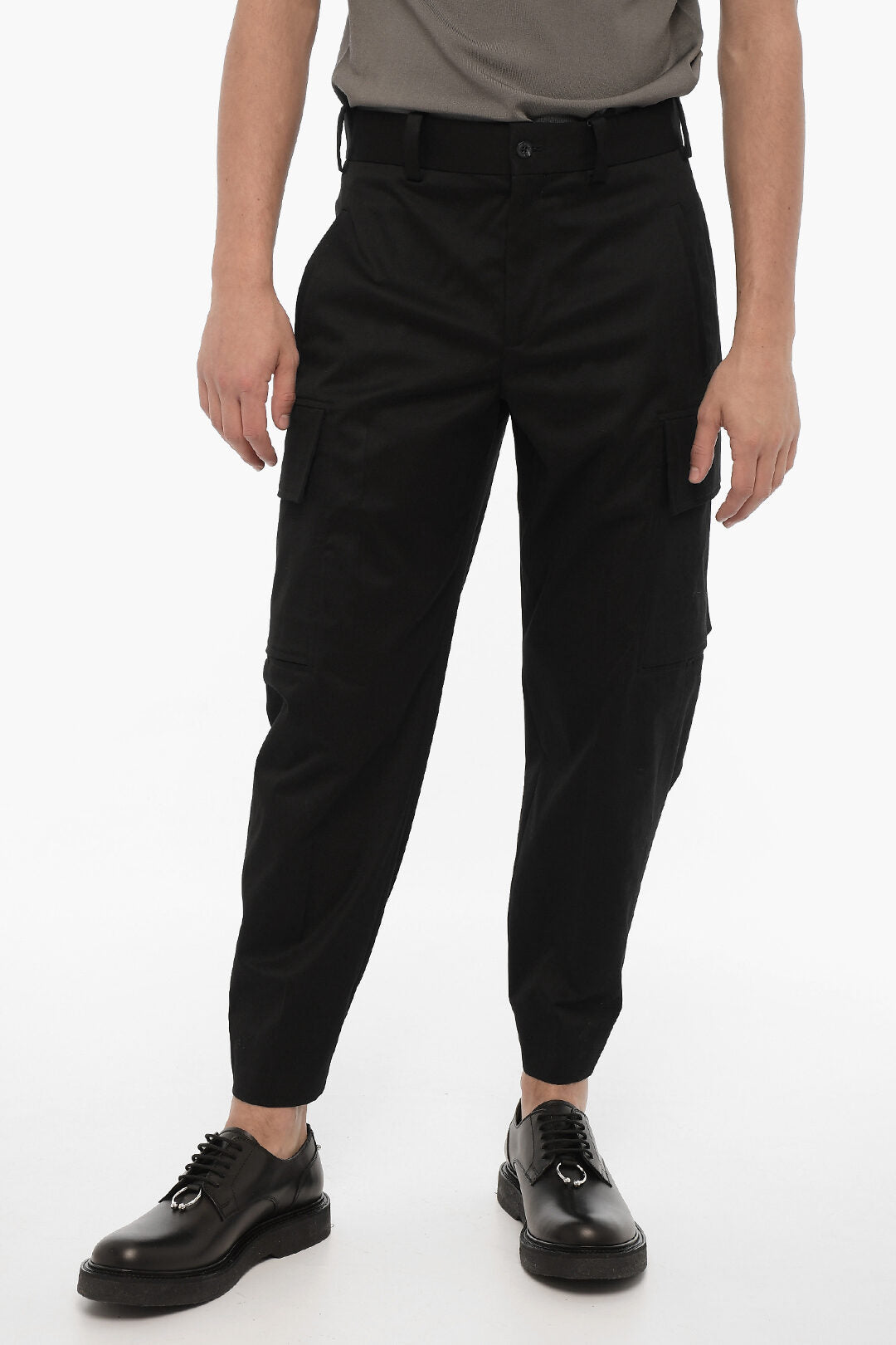 Neil Barrett 0130~Cargo Pants FIREMAN Loose Fit with Ankle Button