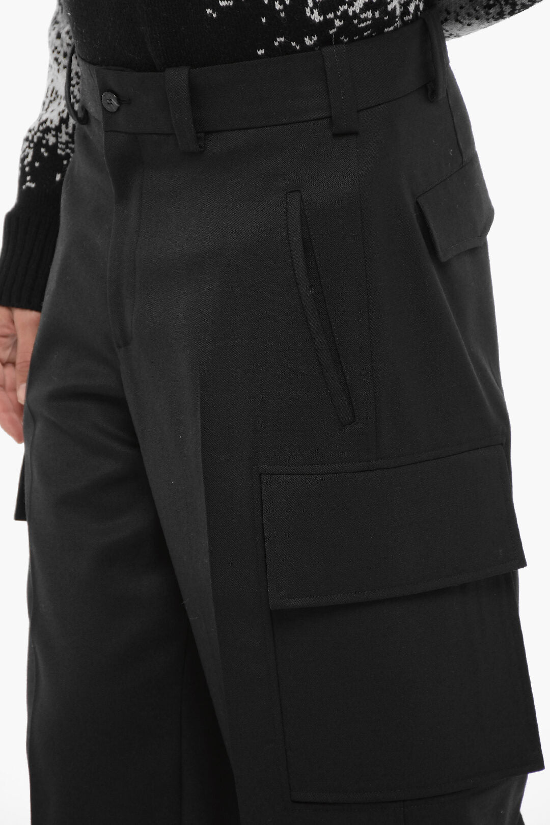 Neil Barrett 0130~Loose-Fit Cargo Pants FIREMAN with Ankle Button
